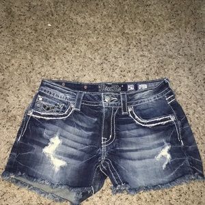 Miss Me Signature Jean Shorts from Buckle